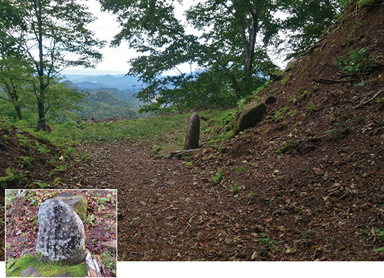 『明治新道』は斜面崩壊が進んでいる